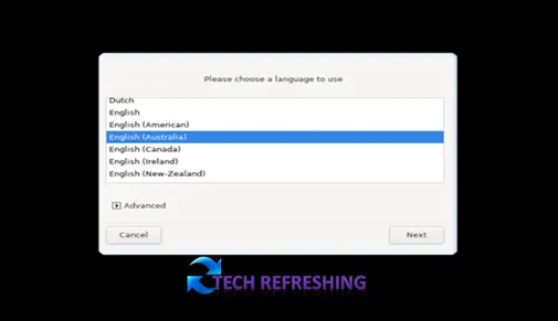Megeia Select Language