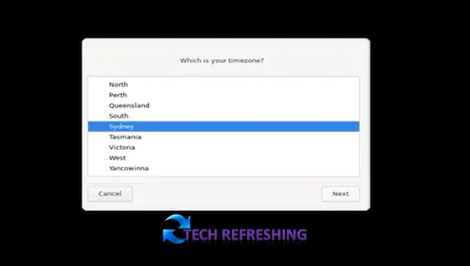 Megeia Select Time Zone