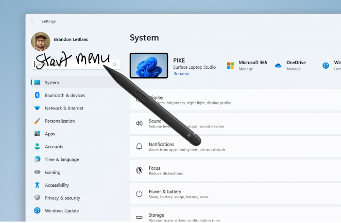windows 11 ink feature update 2