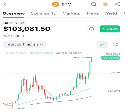 Bitcoin Smashes Through 100000