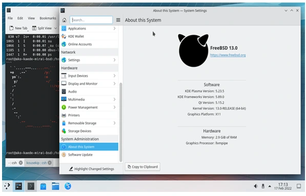 KDE Plasma on FreeBSD