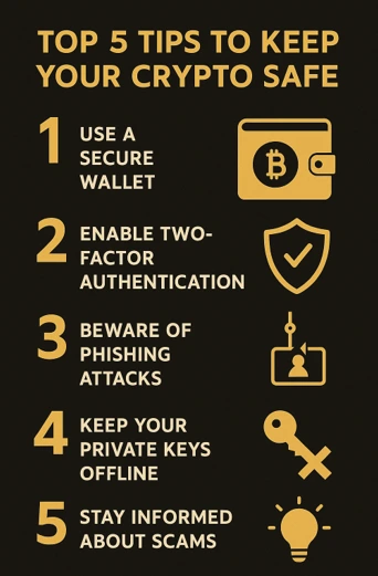 Top 5 Tips To Keep Your Crypto Safe