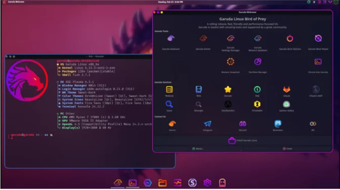 Garuda Linux – The Visual Stunner