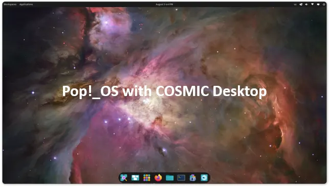 Pop!_OS with COSMIC