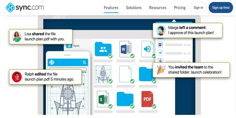 Sync.com – Top for Business-Grade Security