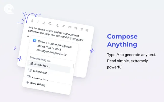 Compose AI: Autocomplete and Text Generation