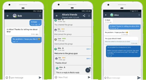Briar Offline Privacy for High-Risk Users