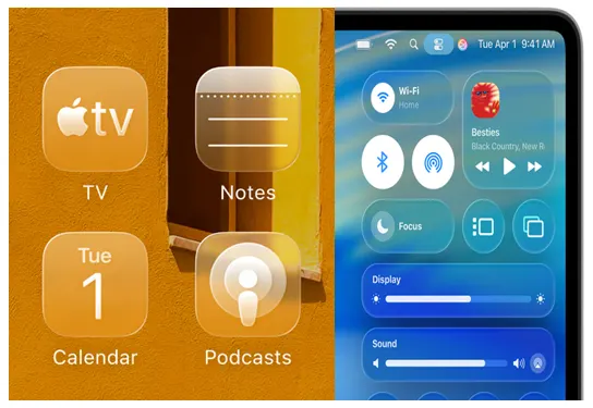 App icons in macOS Tahoe