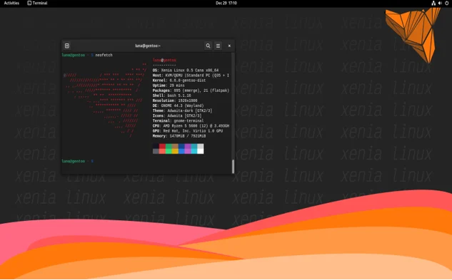 Xenia Linux A Modern Take on Gentoo