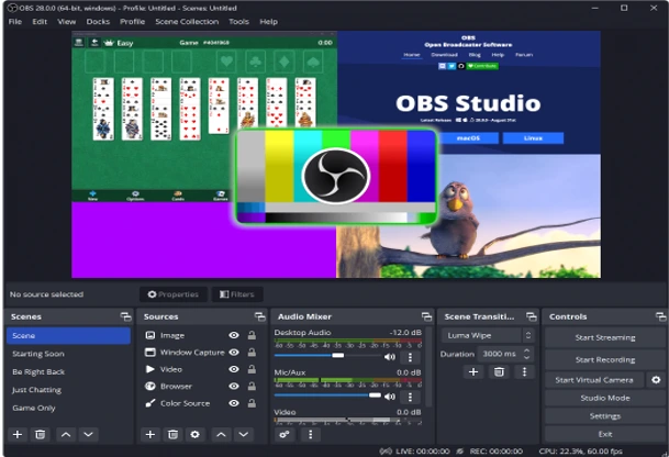 OBS Studio: Streaming and Screen Recording Pro