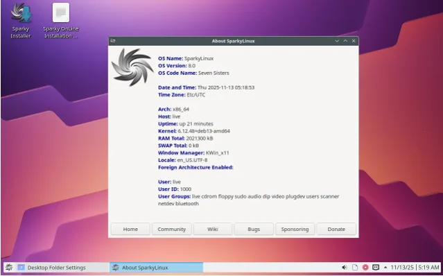 Sparky Linux 8.1 Review: Lightweight, Fast, and Polished