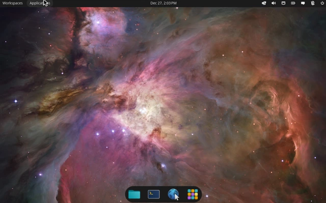 PorteuX 2.5 with Cosmic Desktop