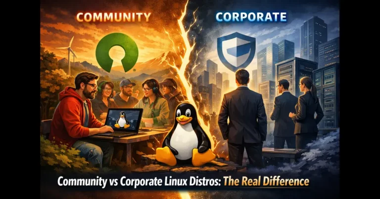 Community vs Corporate Linux Distros The Real Difference