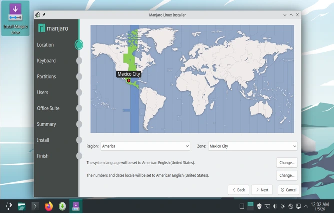 Language, Region & Keyboard