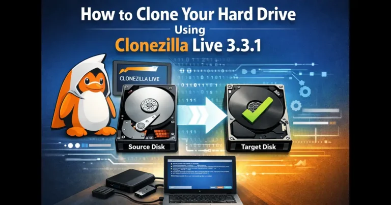 How to Clone Your Hard Drive Using Clonezilla Live 3.3.1