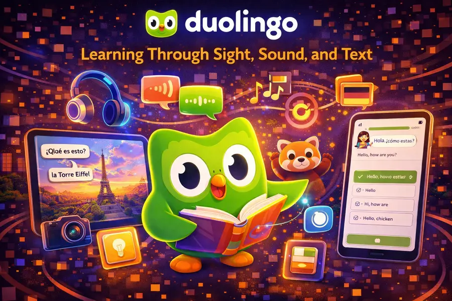 Duolingo — Learning Through Sight, Sound, and Text