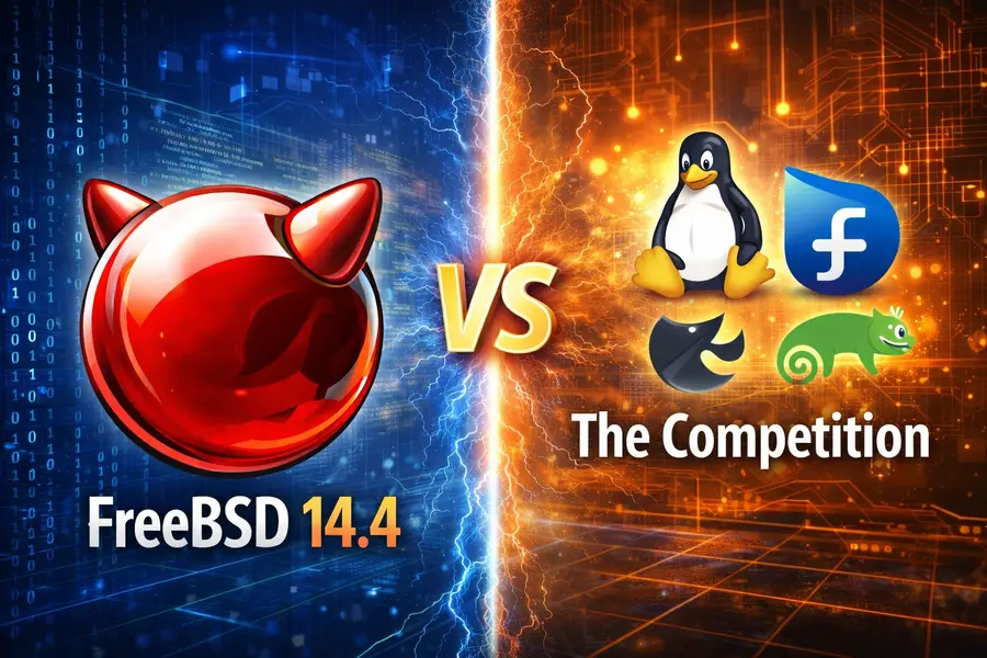 FreeBSD 14.4 vs. The Competition