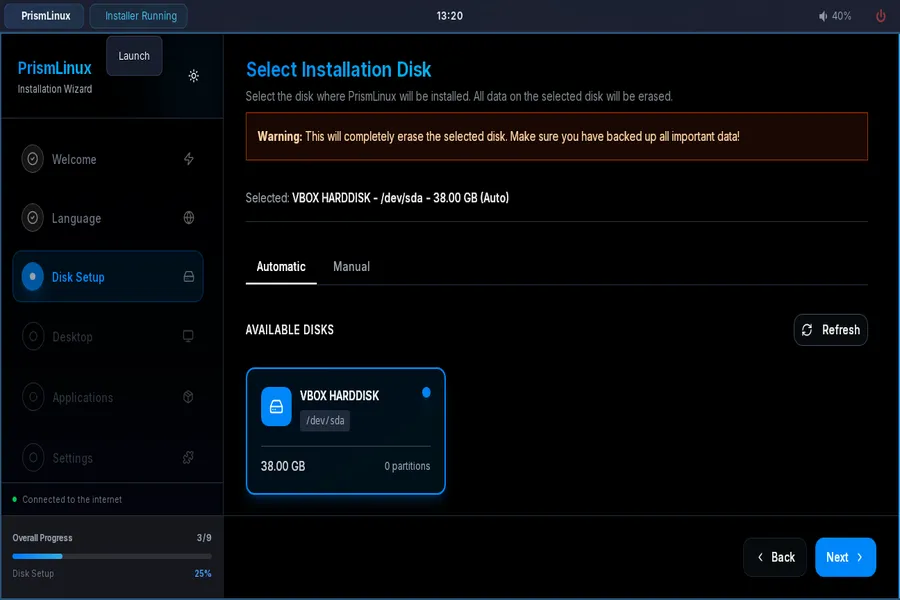 Step 3 — Disk Partitioning