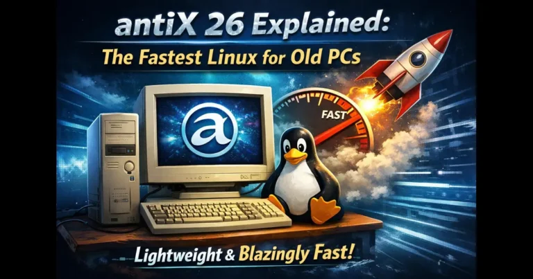 antiX 26 Explained The Fastest Linux for Old PCs