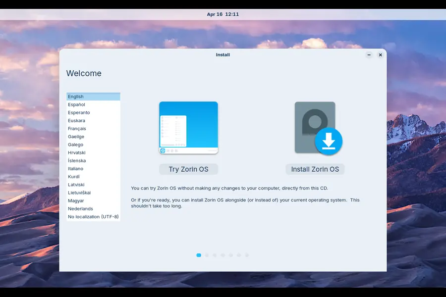 Install Zorin OS 18.1